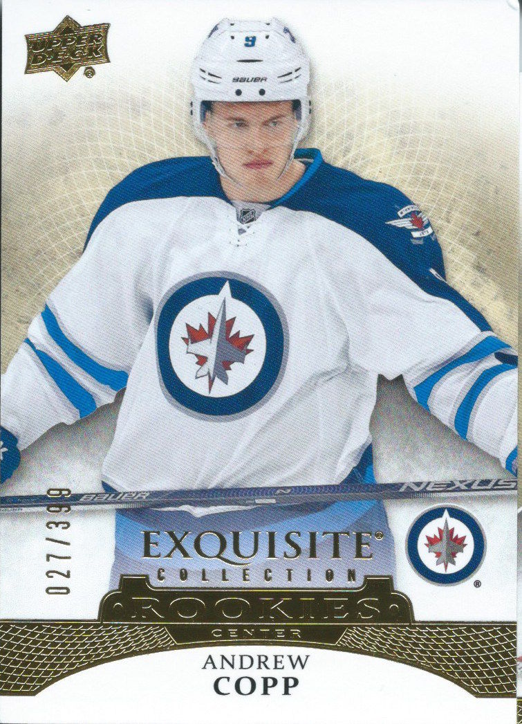 2015-16 Upper Deck Exquisite Collection ANDREW COPP 27/399 RC 02073 Image 1