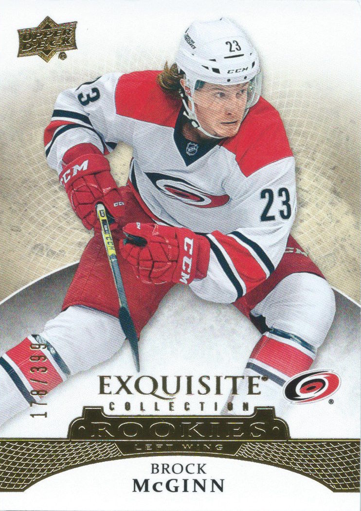 2015-16 Upper Deck Exquisite Collection BROCK McGINN 178/399 RC 02074 Image 1