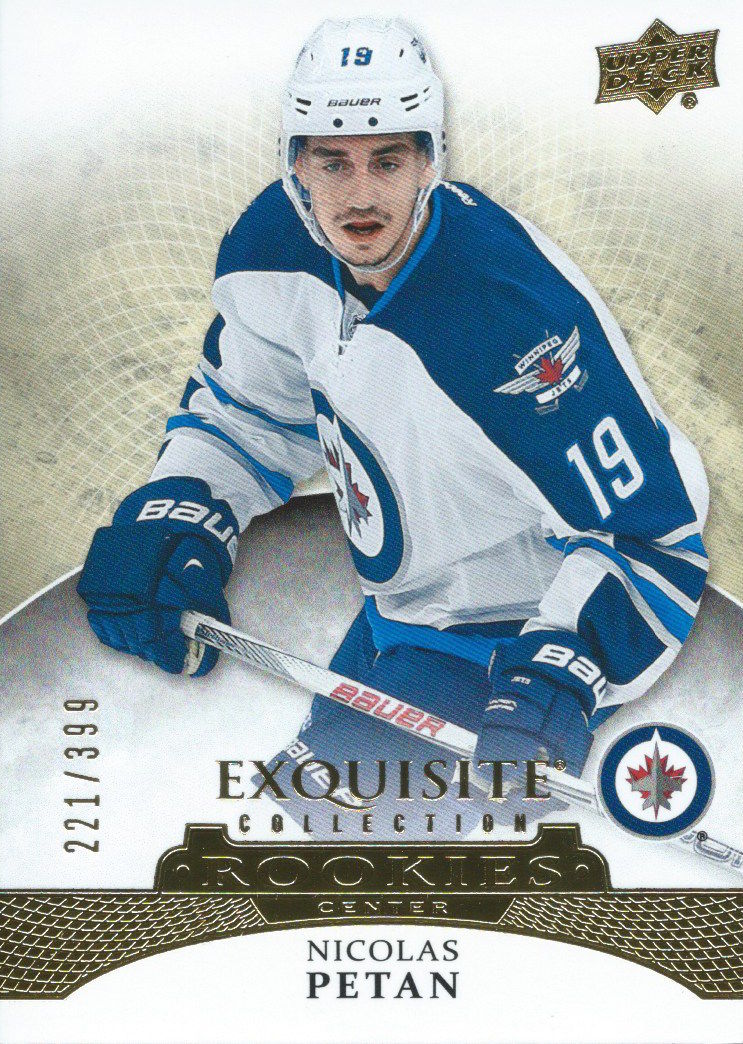 2015-16 Upper Deck Exquisite Collection NICOLAS PETAN 221/499 NHL 02077 Image 1
