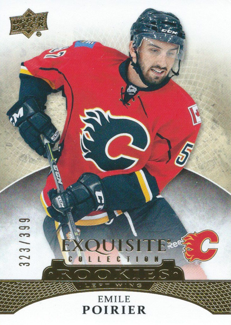 2015-16 Upper Deck Exquisite Collection EMILE POIRIER 323/399 RC 02071 Image 1