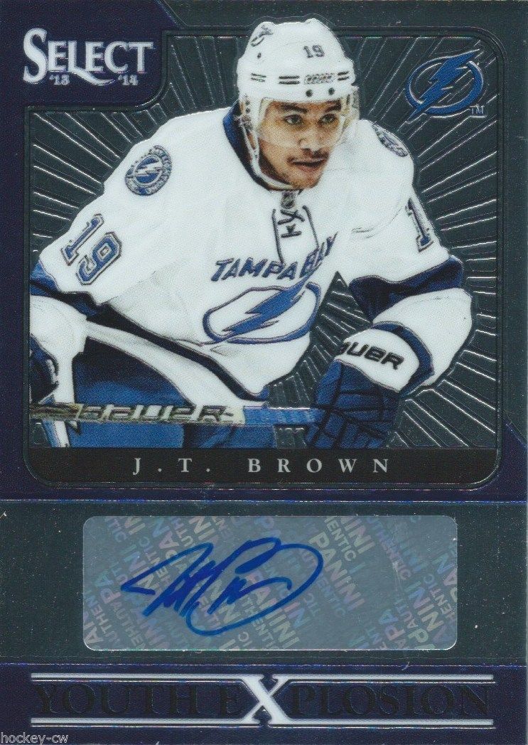 2013-14 Select Youth Explosion J.T. BROWN Auto Signature Autographs 00172 Image 1