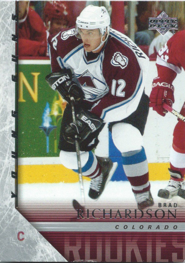 2005-06 Upper Deck BRAD RICHARDSON Young Guns Rookie RC 02331 Image 1