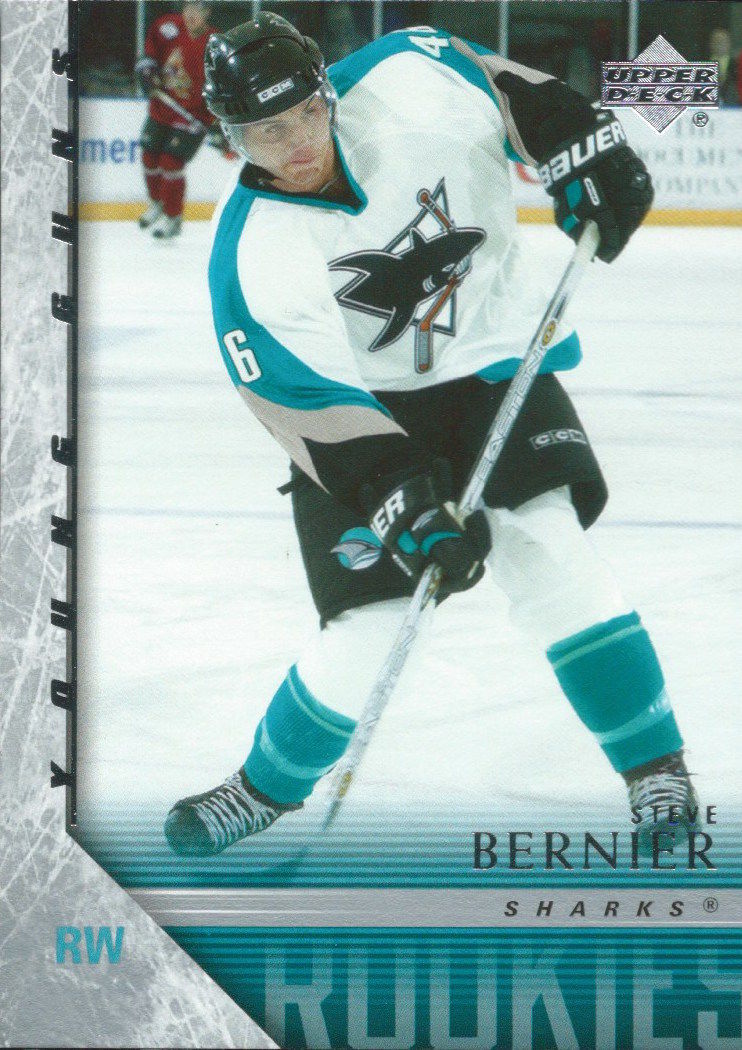 2005-06 Upper Deck STEVE BERNIER Young Guns Rookie RC 02332 Image 1