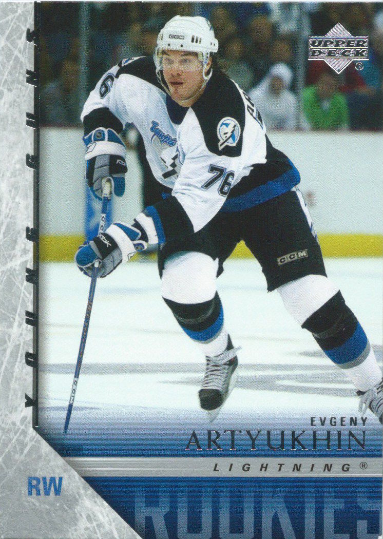 2005-06 Upper Deck EVGENY ARTYUKHIN Young Guns Rookie RC 02334 Image 1