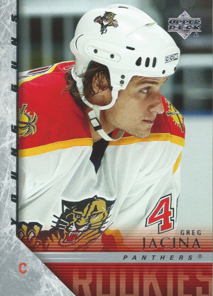 2005-06 Upper Deck GREG JACINA Young Guns Rookie RC 02336 Image 1