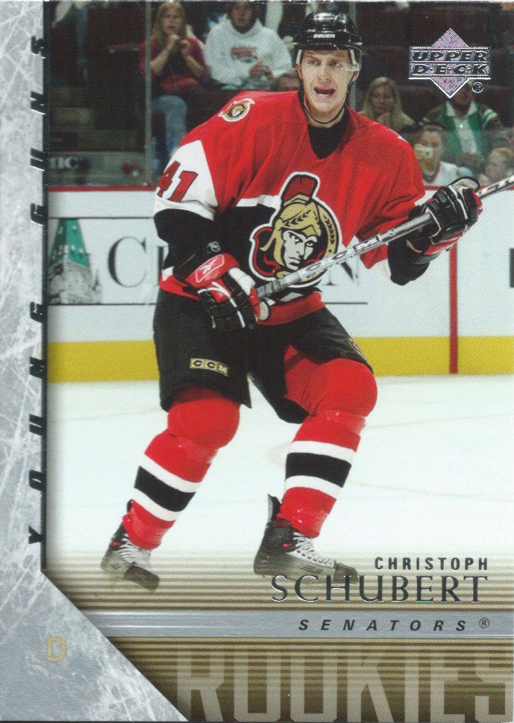 2005-06 Upper Deck CHRISTOPHER SCHUBERT Young Guns Rookie RC 02342 Image 1