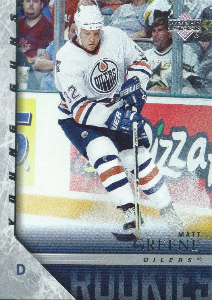 2005-06 Upper Deck MATT GREENE Young Guns Rookie RC 02348 Image 1