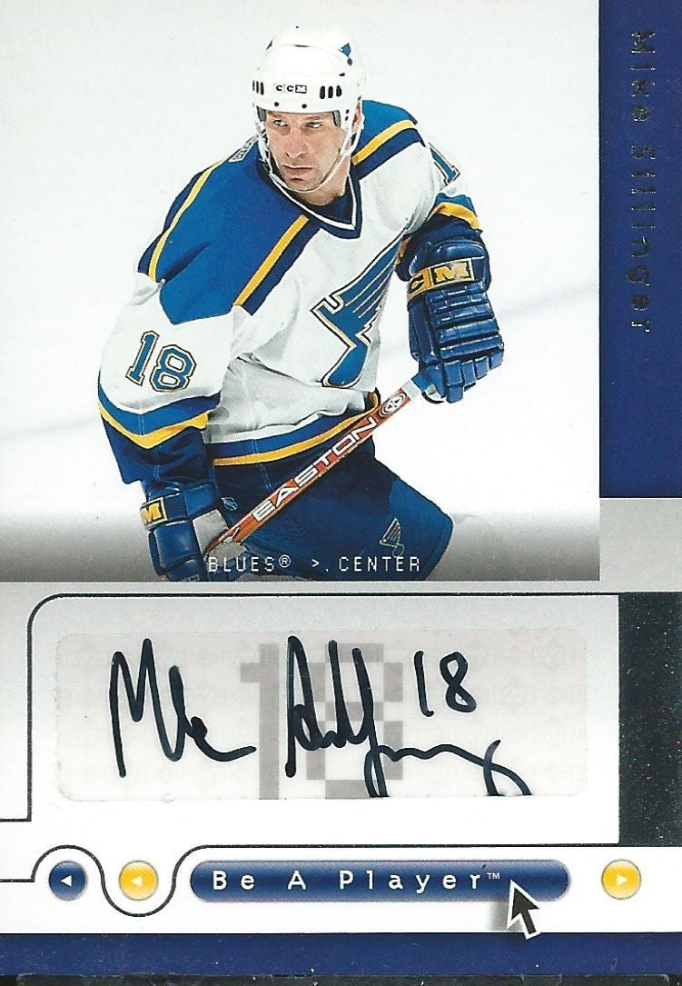 2005-06 Be A Player Signatures Auto MIKE SILLINGER Autographs UD 00318