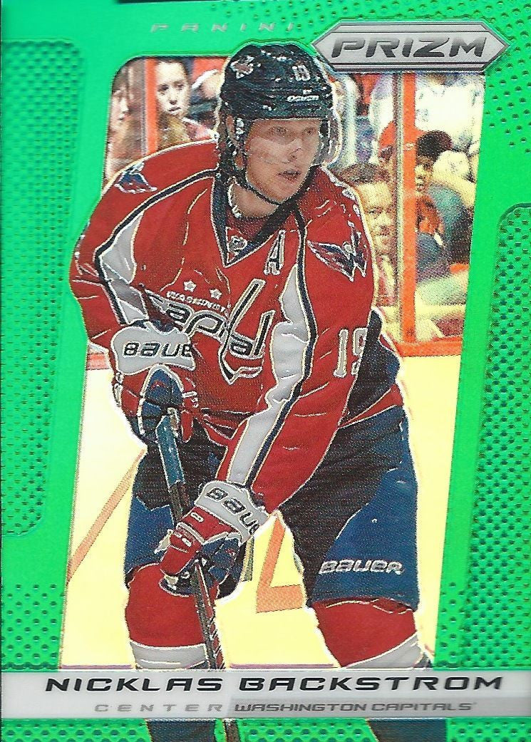 2013-14 Panini Prizm Green #104 NICKLAS BACKSTROM NHL Capitals 00587