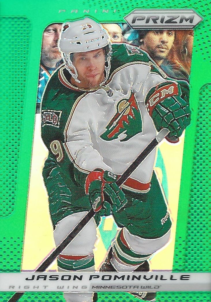 2013-14 Panini Prizm Green #162 JASON POMINVILLE NHL Wild 00582 Image 1