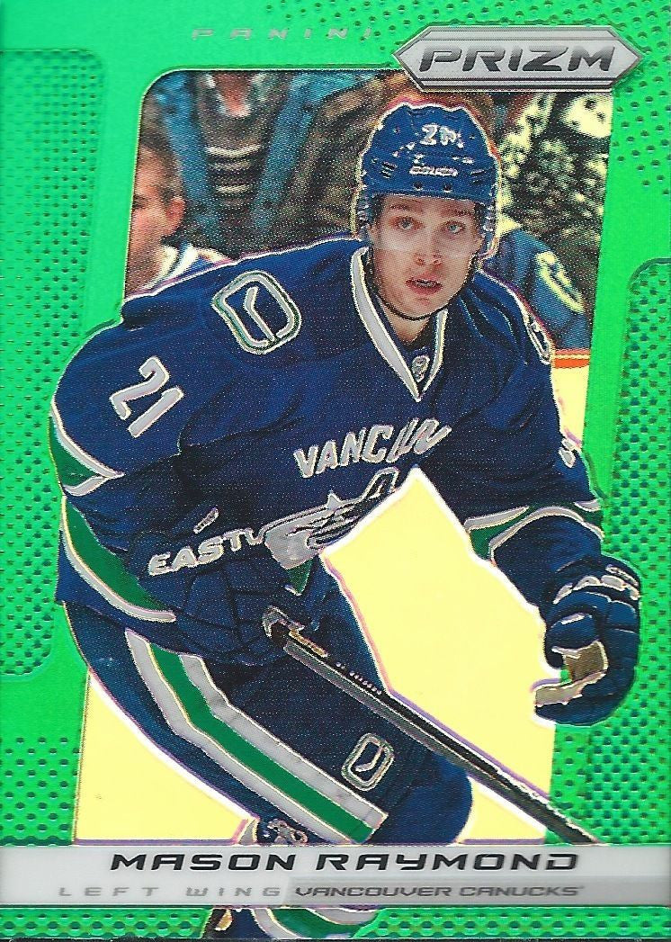 2013-14 Panini Prizm Green #194 MASON RAYMOND NHL Canucks 00595