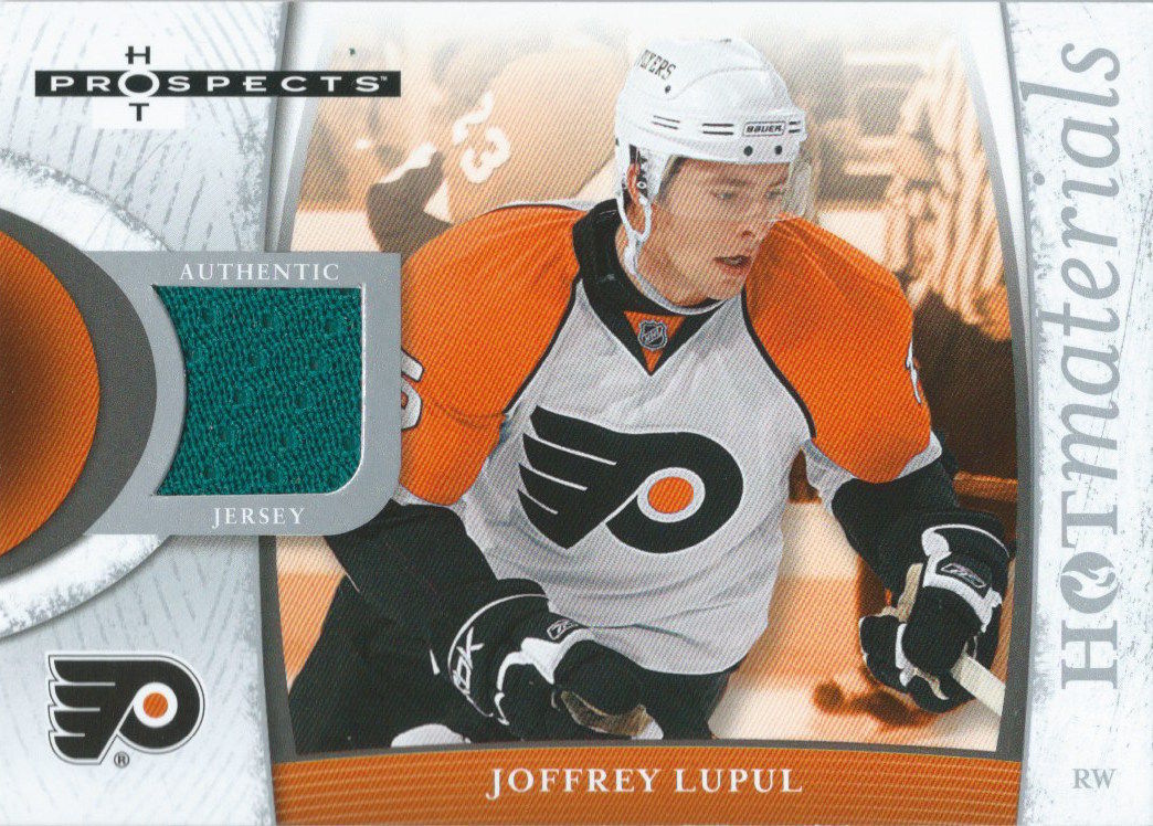 2007-08 Hot Prospects Hot Materials JOFFREY LUPUL Jersey NHL 01889 Image 1