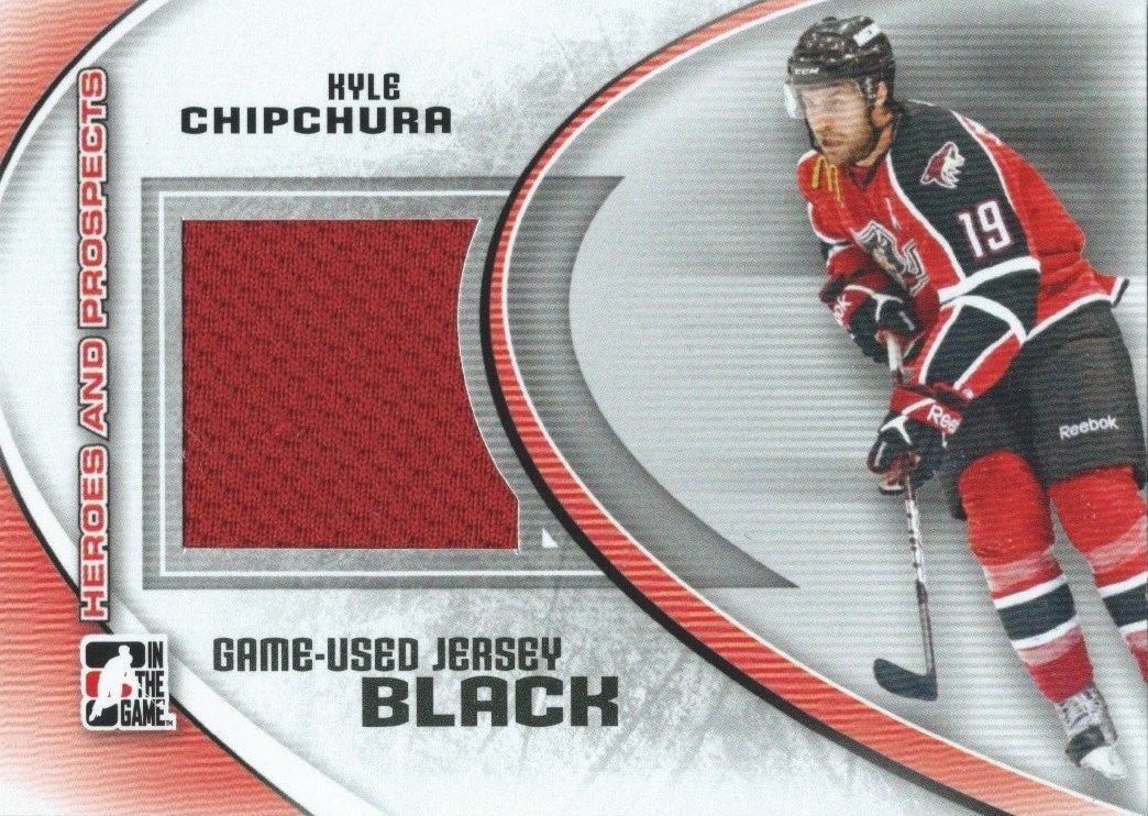 2011-12 ITG Heroes and Prospects Black KYLE CHIPCHURA /100* Jersey 02289 Image 1
