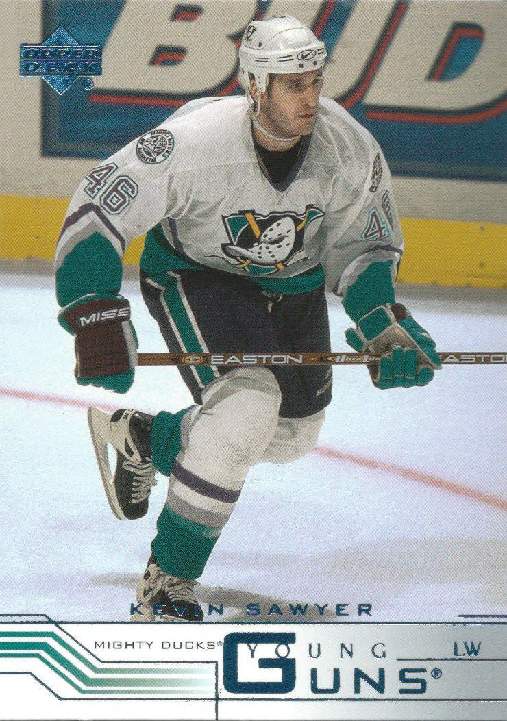 2001-02 Upper Deck KEVIN SAWYER Young Guns Rookie RC 02351
