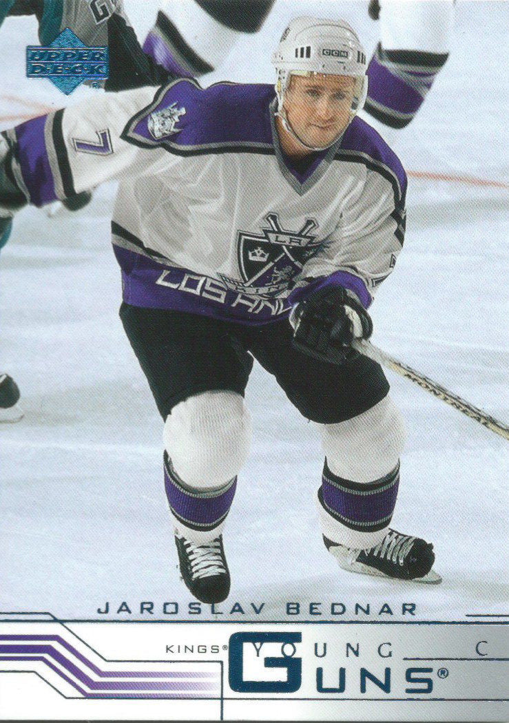 2001-02 Upper Deck JAROSLAV BEDNAR (Forward) Young Guns Rookie RC 02354