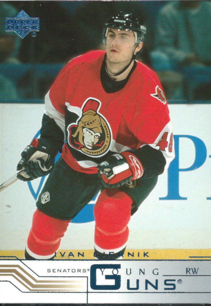 2001-02 Upper Deck IVAN CIERNIK Young Guns Rookie RC 02355