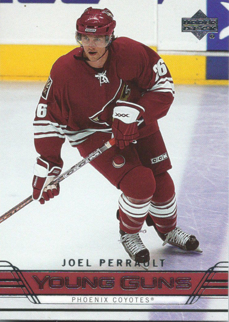 2006-07 Upper Deck JOEL PERRAULT Young Guns Rookie RC 02372