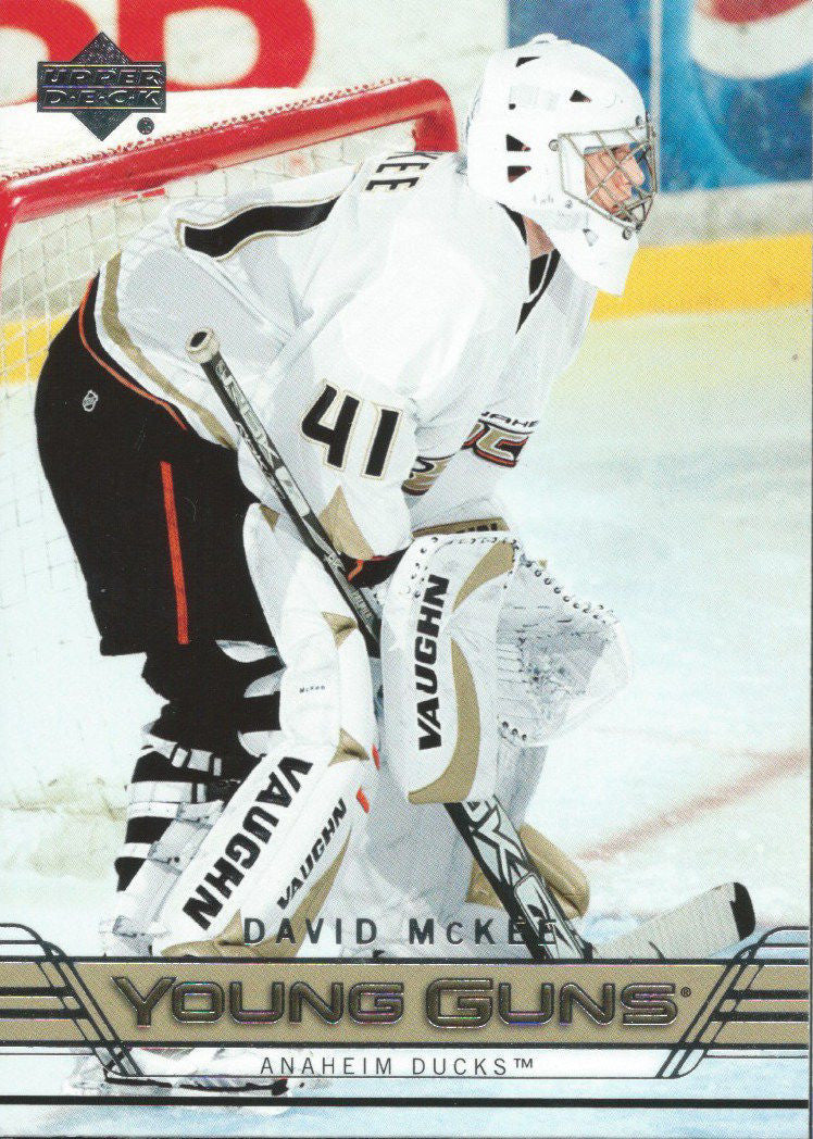 2006-07 Upper Deck DAVID McKEE Young Guns Rookie RC 02375