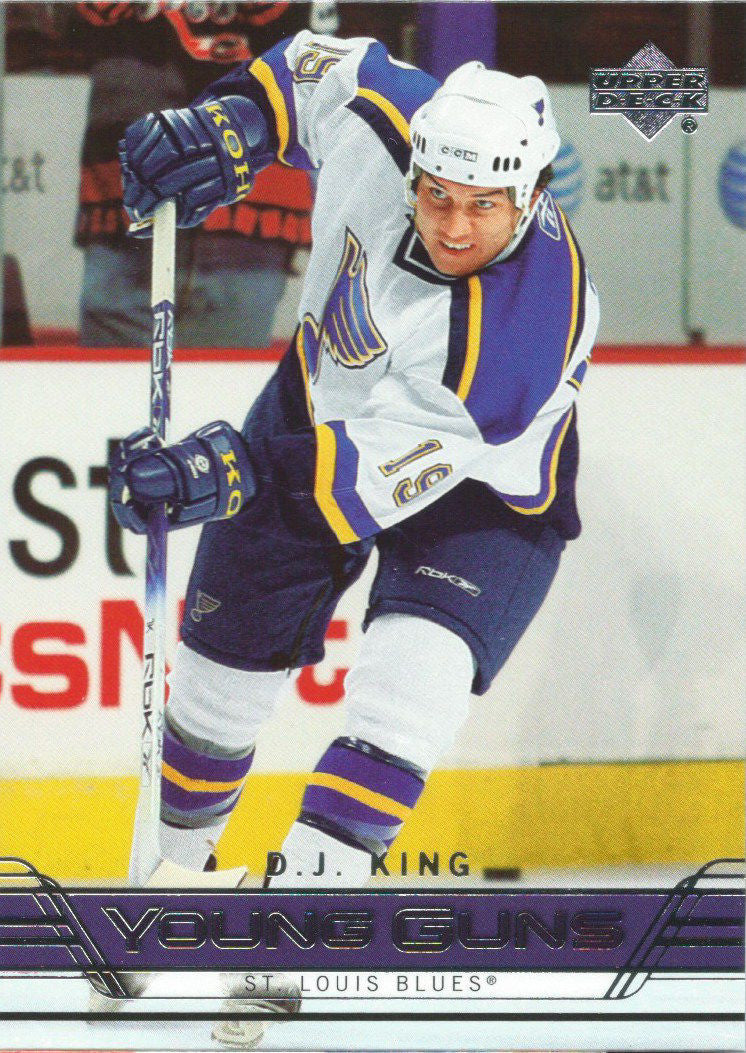2006-07 Upper Deck D.J. KING Young Guns Rookie RC 02377