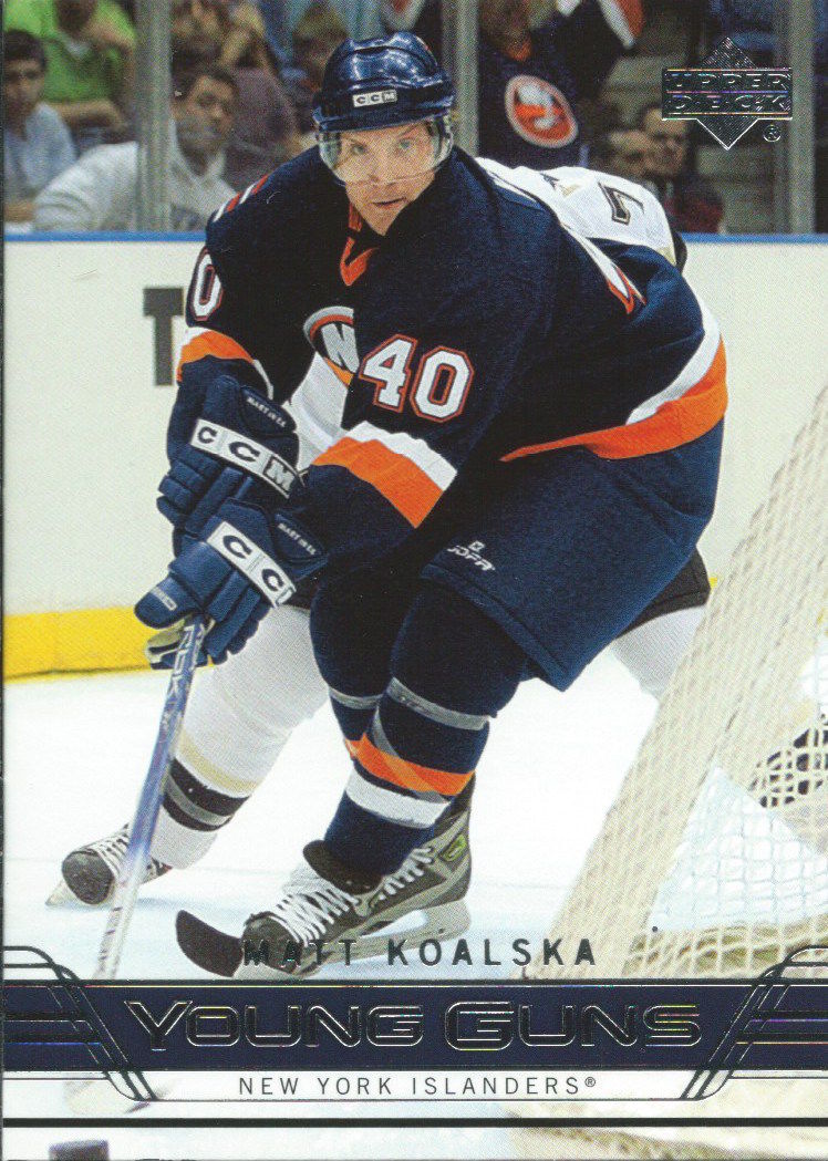 2006-07 Upper Deck MATT KOALSKA Young Guns Rookie RC 02382 Image 1