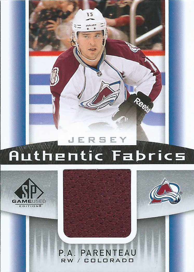 2013-14 Upper Deck SP Game Used P.A. PARENTEAU Jersey NHL UD 01923 Image 1