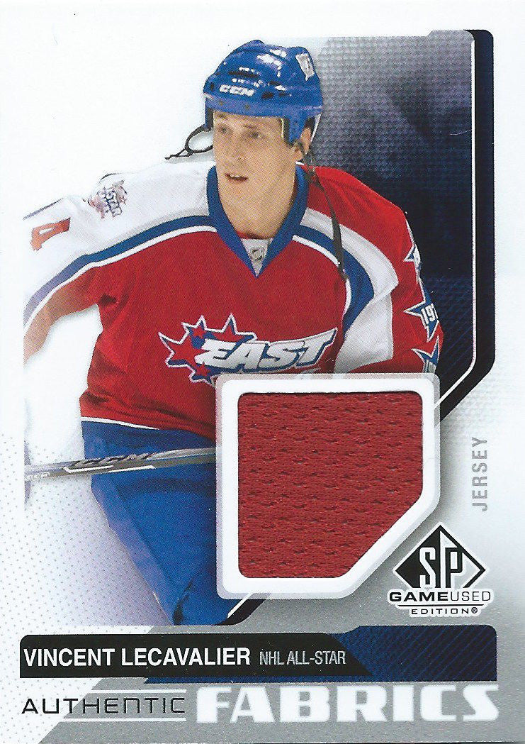 2014-15 Upper Deck SP Game Used VINCENT LECAVALIER Jersey NHL UD 01937
