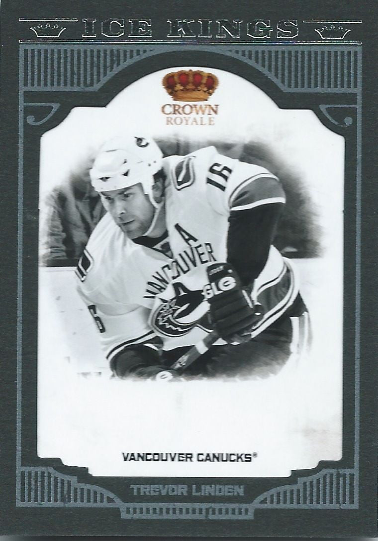 2011-12 Crown Royale Ice Kings TREVOR LINDEN Vancouver Canucks 00598