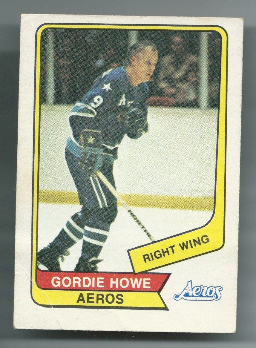 1976-77 O-Pee-Chee Original Wax Wrapper + #50 GORDIE HOWE Display