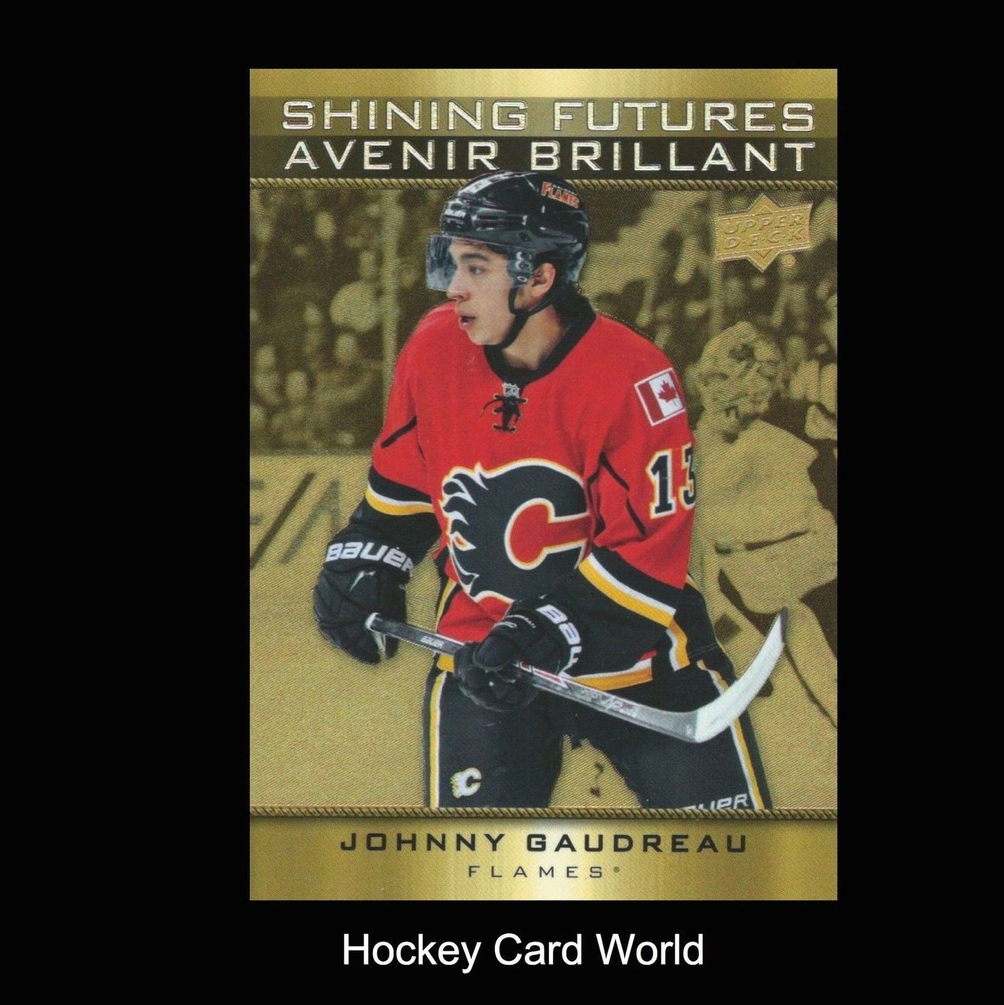 2015-16 Upper Deck Tim Hortons #SF3 JOHNNY GAUDREAU Shining Futures 00563