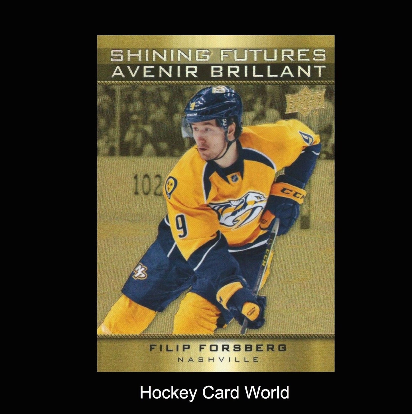 2015-16 Upper Deck Tim Hortons #SF8 FILIP FORSBERG Shining Futures 00564 Image 1