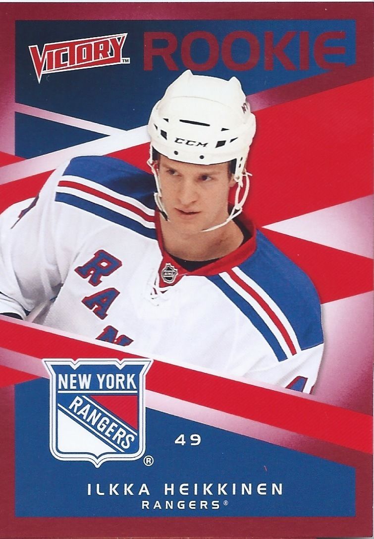 2010-11 Upper Deck Victory Red ILKKA HEIKKINEN Rookie $20 UD RC NHL 00862 Image 1