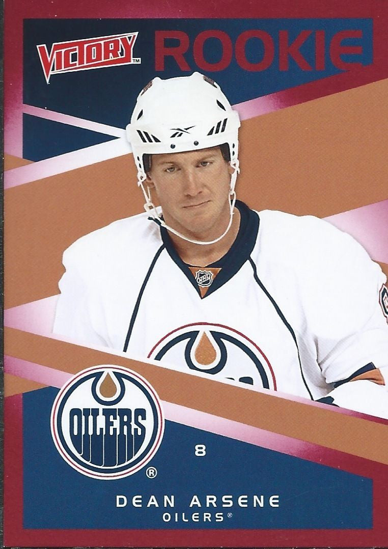 2010-11 Upper Deck Victory Red DEAN ARSENE Rookie $12 UD RC NHL 00867