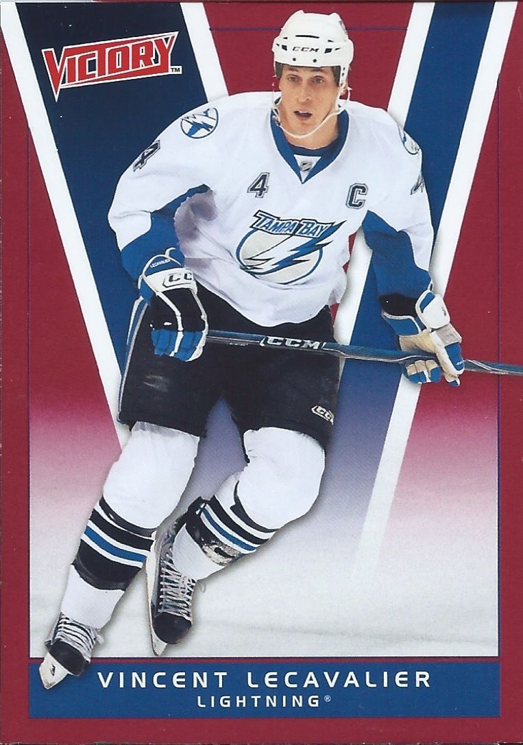 2010-11 Upper Deck Victory Red VINCENT LECAVALIER $10 UD Tampa Bay 00643 Image 1