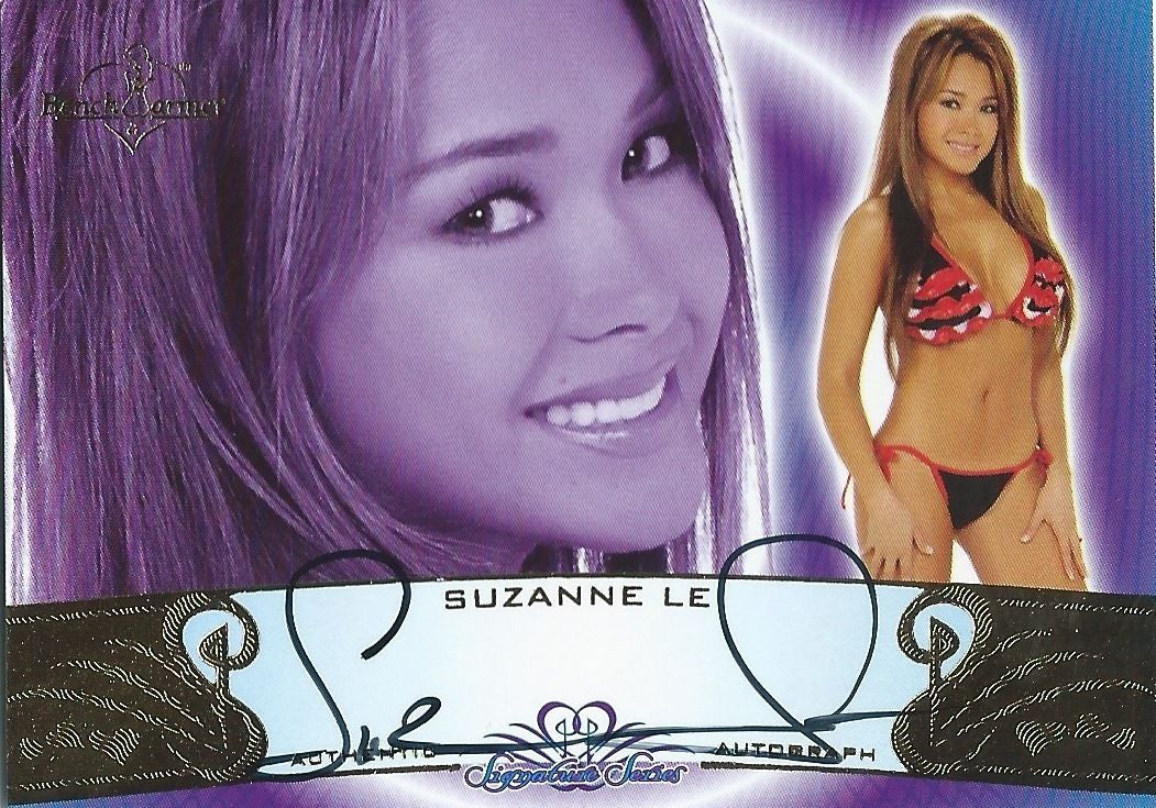 2010 Bench Warmer Signature Series Gold Foil SUZANNE LE Autograph Auto