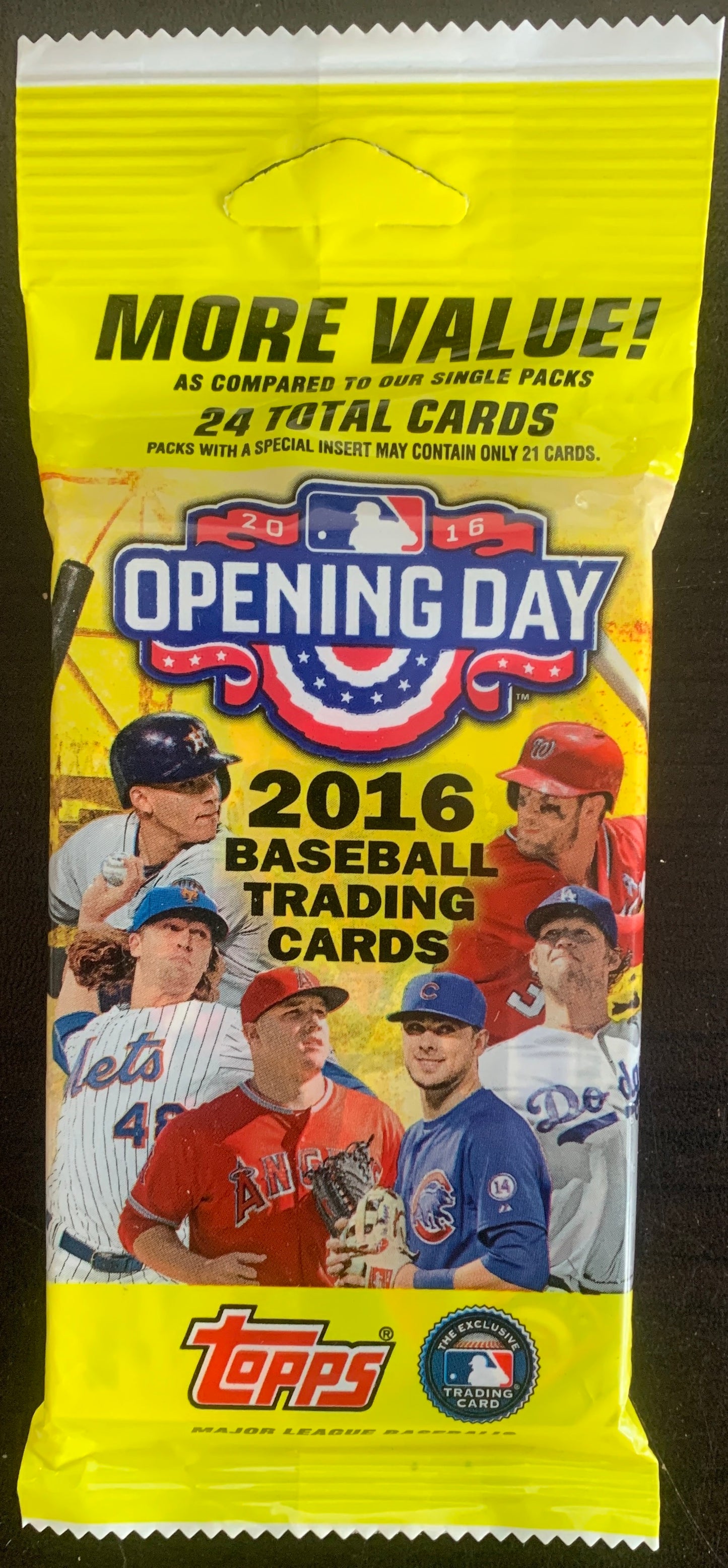 2016 Topps Opening Day Baseball Fat Pack - 24 cards per pack