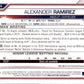 2021 Bowman Prospects #BP-145 Alexander Ramirez 1st Bowman Card  V91683 Image 2