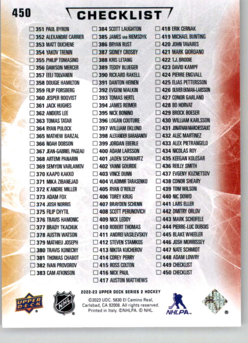 2022-23 Upper Deck Hockey #450 Charlie McAvoy/Moritz Seider Image 2