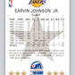 1990-91 Hopps Basketball #18 Magic Johnson AS  SP Los Angeles Lakers  Image 2