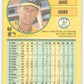 1991 Fleer Baseball #21 Jamie Quirk  Oakland Athletics  Image 2