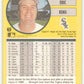 1991 Fleer Baseball #126 Eric King  Chicago White Sox  Image 2
