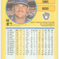 1991 Fleer Baseball #576 Chris Bosio  Milwaukee Brewers  Image 2