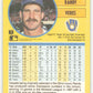 1991 Fleer Baseball #600 Randy Veres  Milwaukee Brewers  Image 2