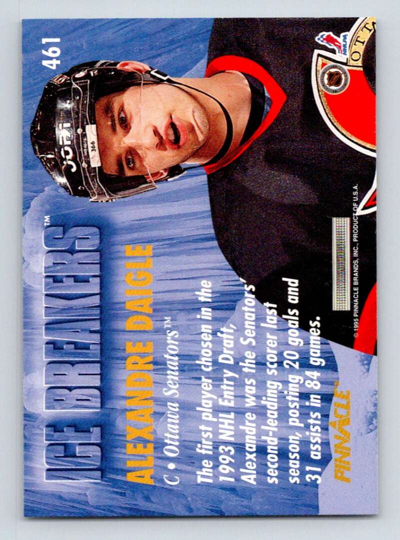 1994-95 Pinnacle #461 Alexandre Daigle IB Ottawa Senators Image 2