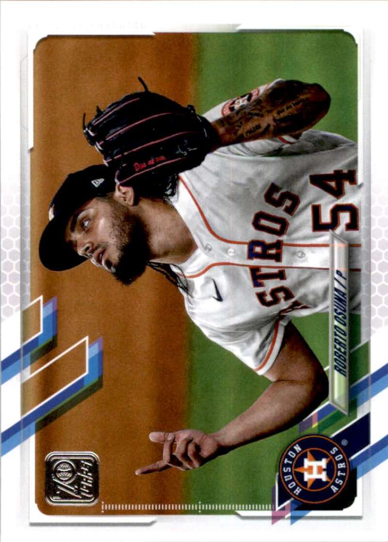 2021 Topps Baseball #2 Roberto Osuna Houston Astros Image 1