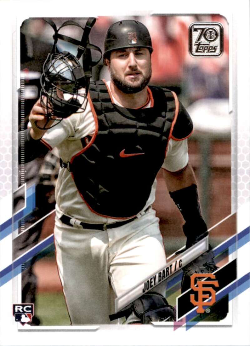 2021 Topps Baseball #12 Joey Bart RC Rookie San Francisco Giants Image 1