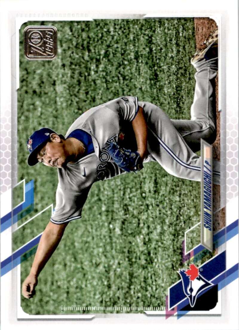 2021 Topps Baseball #18 Shun Yamaguchi Toronto Blue Jays Image 1