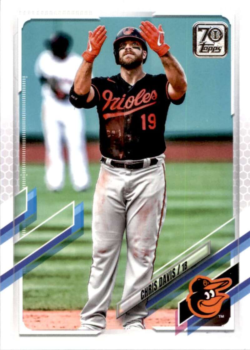 2021 Topps Baseball #29 Chris Davis Baltimore Orioles Image 1