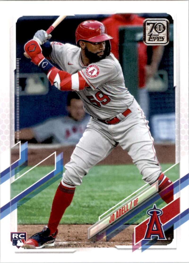 2021 Topps Baseball #43 Jo Adell RC Rookie Los Angeles Angels Image 1