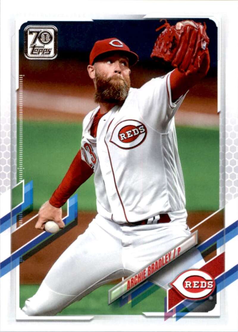 2021 Topps Baseball #52 Archie Bradley Cincinnati Reds Image 1