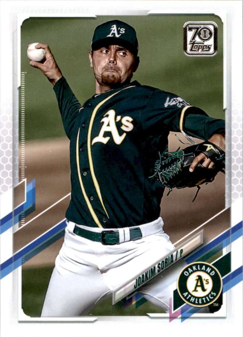 2021 Topps Baseball #54 Joakim Soria Oakland Athletics Image 1